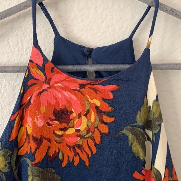 Zara Trafaluc Halter Neck Floral Midi Dress - Picture 7 of 15